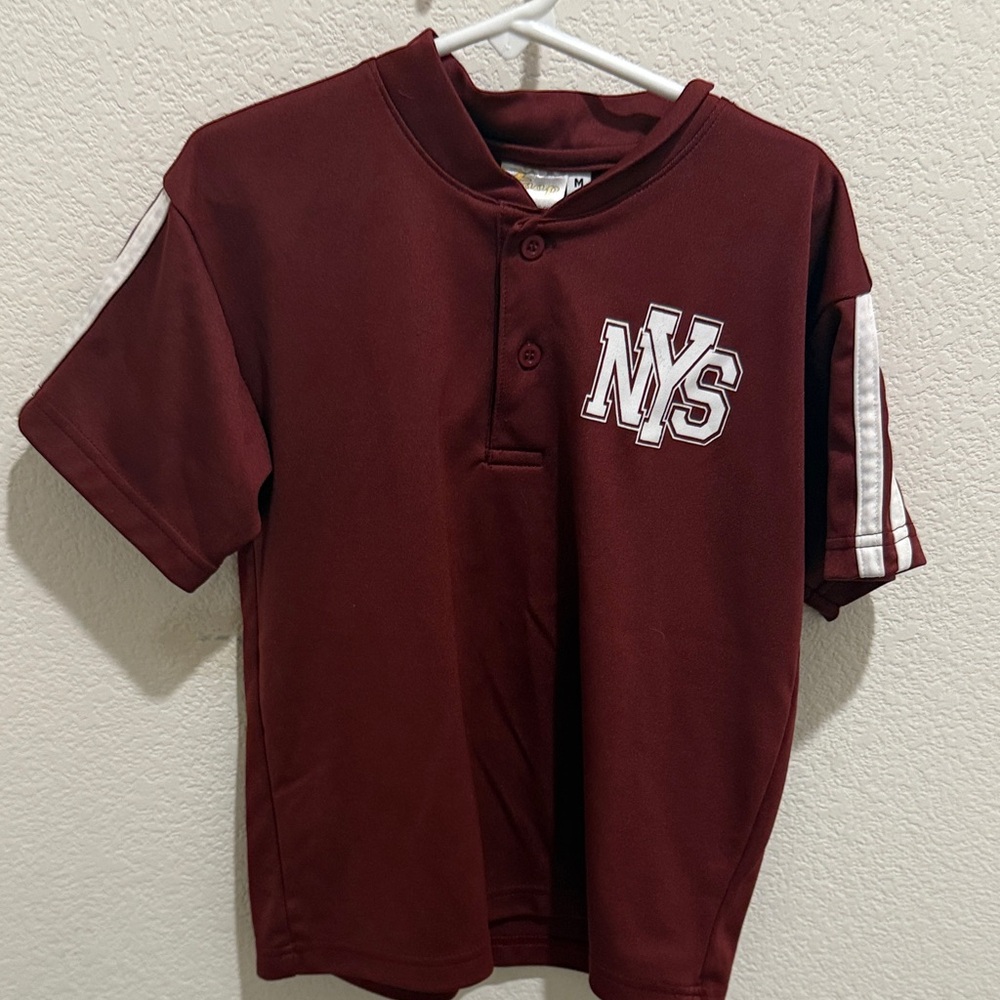 Kids Burgundy Polo Shirt